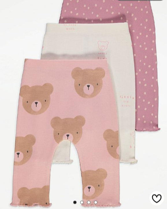 George Pack of 3 Trousers