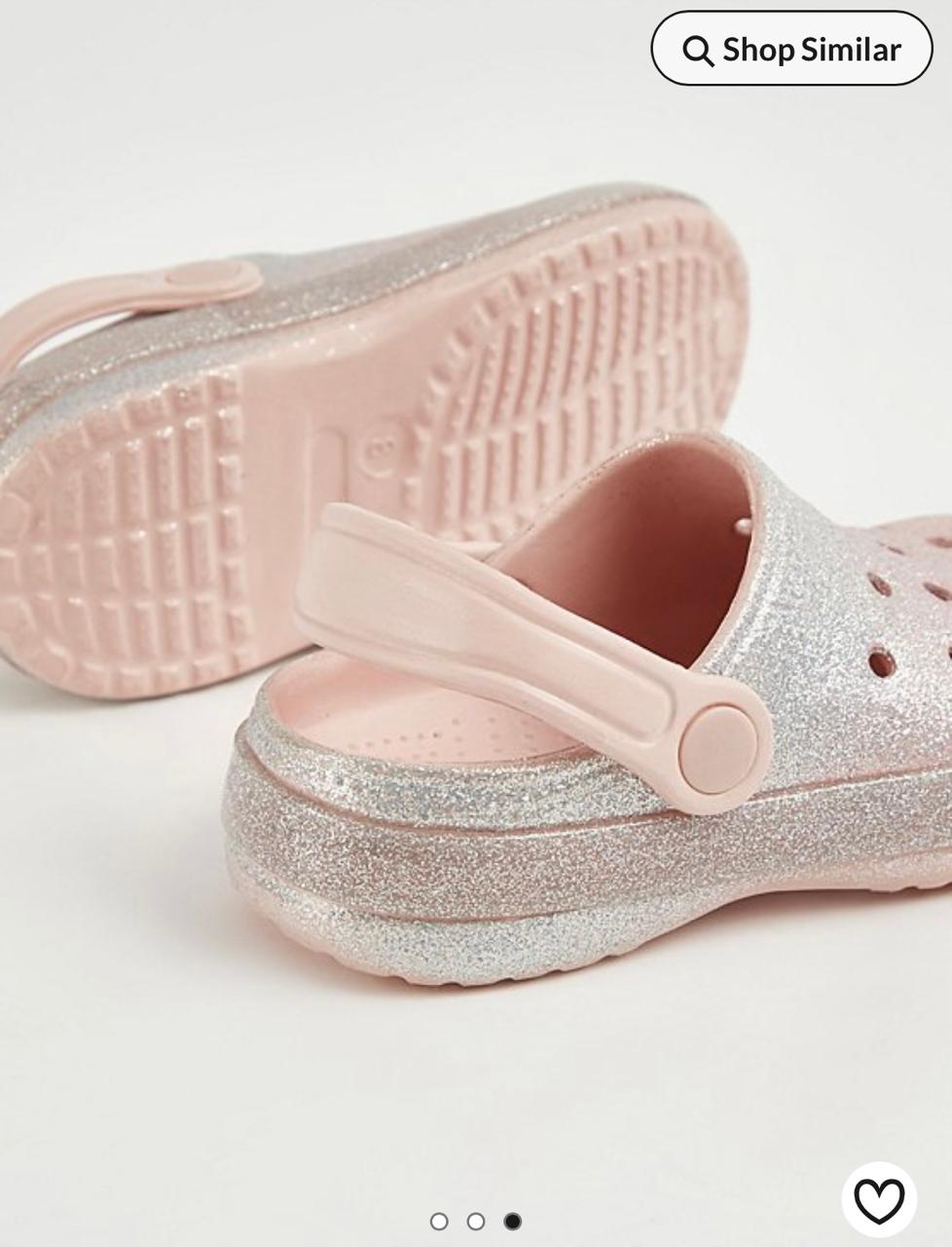 George Glitter Crocs