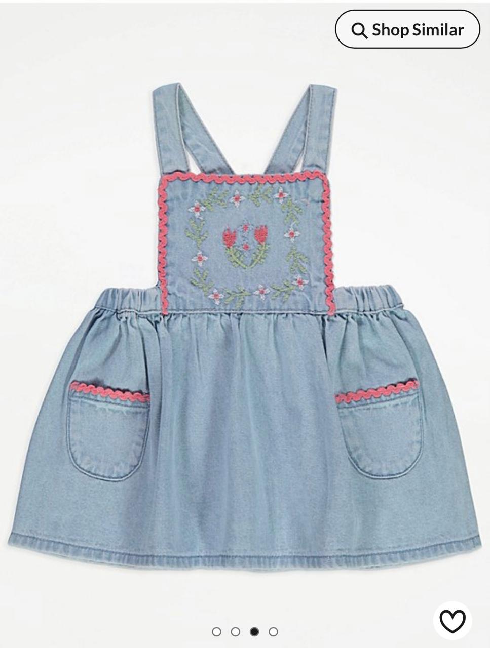 George Denim Frock with bodysuit