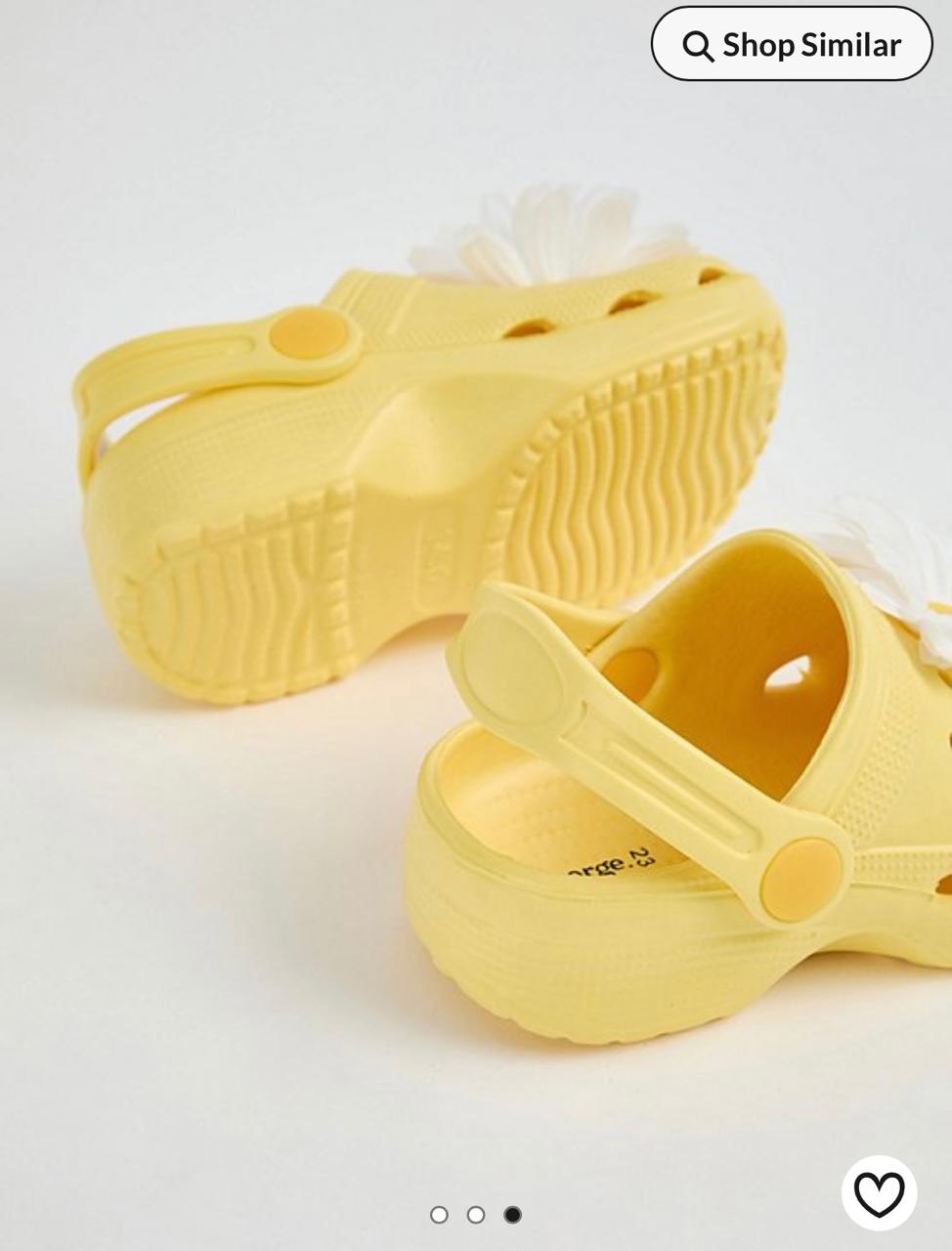 George Flower Crocs