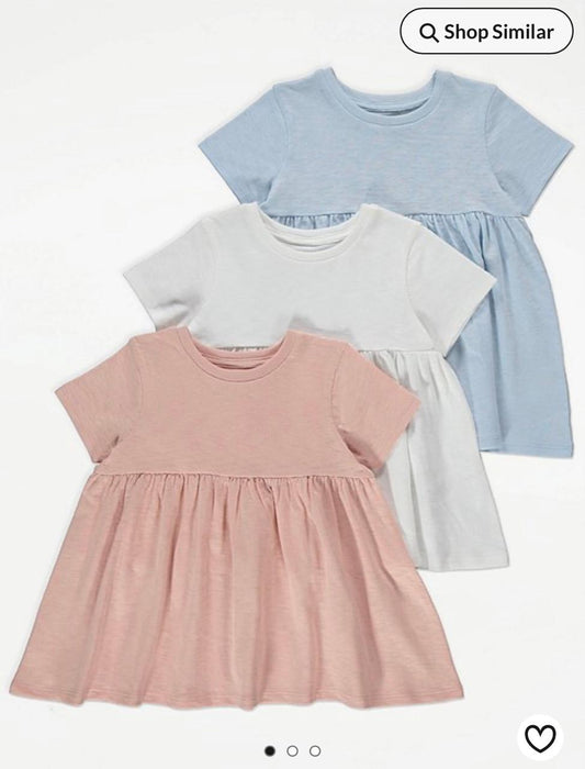 George Pack of 3 Frocks