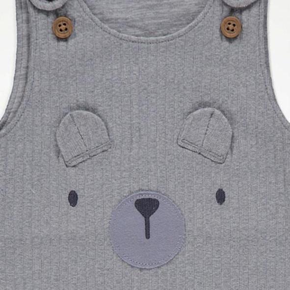 George Bunny Face Dungarees