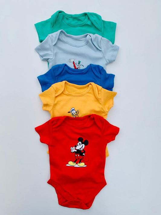 George Pack of Five Half Sleeves Bodysuits