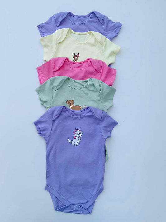 George Pack of Five Half Sleeve Bodysuits