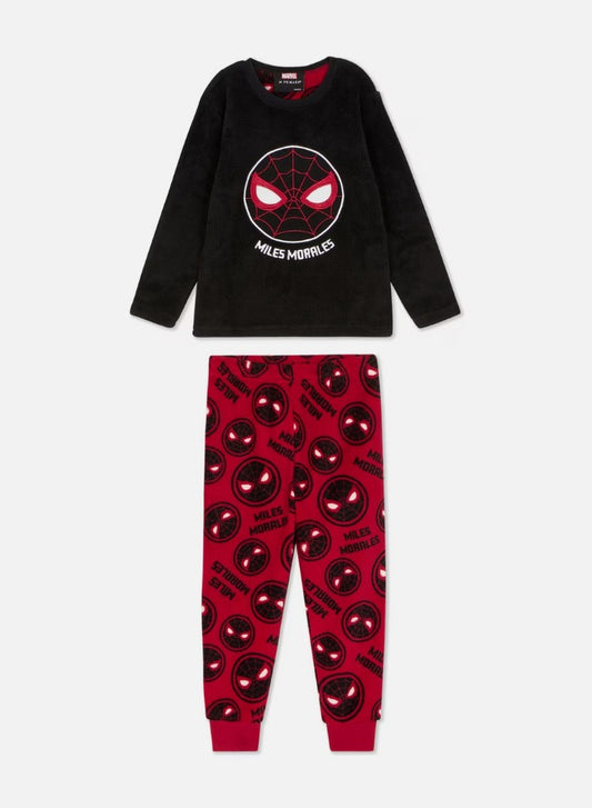 Primark Fleeced "Miles Morales" Shirt & Trouser Set