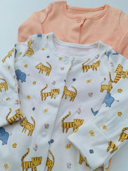 George Pack of 2 Sleepsuits