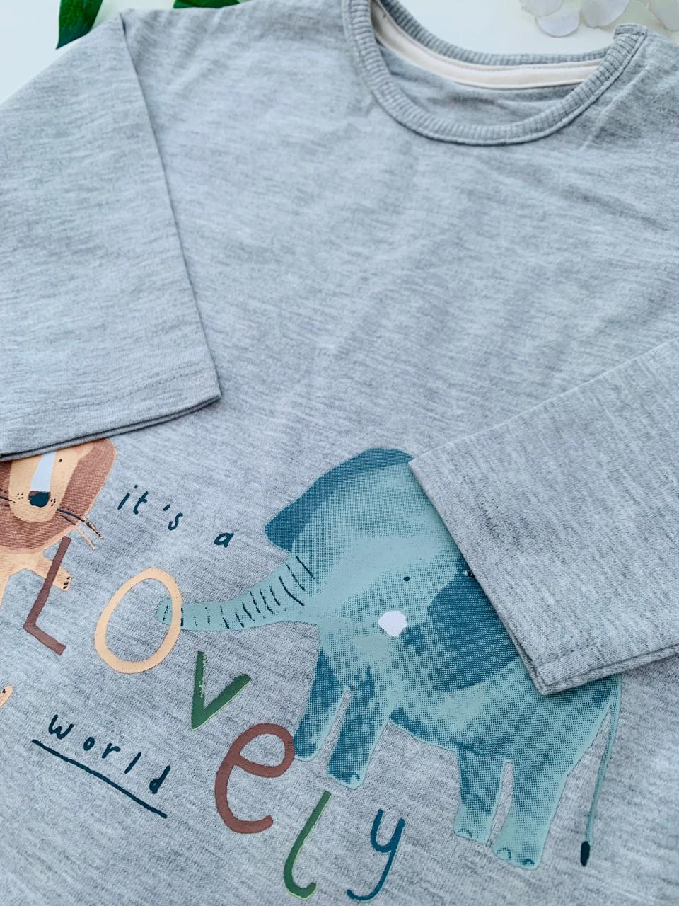 George Safari Animal Shirt & Trouser Set