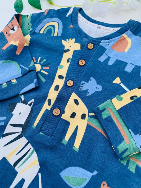 George Safari Animals Sleepsuit