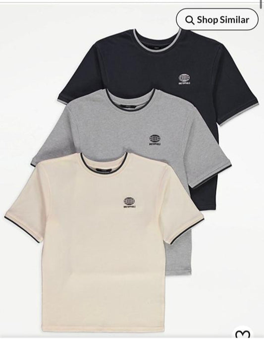 George "Unstoppable" Pack Of 3 Shirts