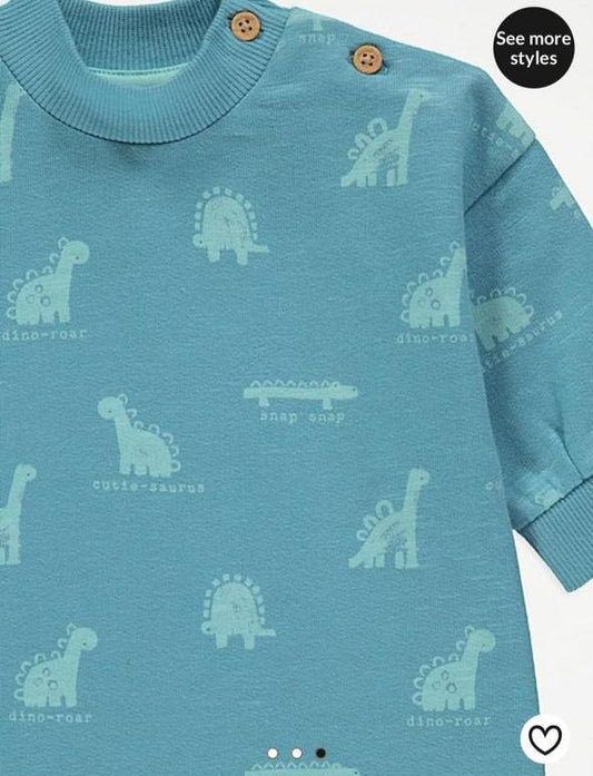 George Sweat Sleepsuit with Cap