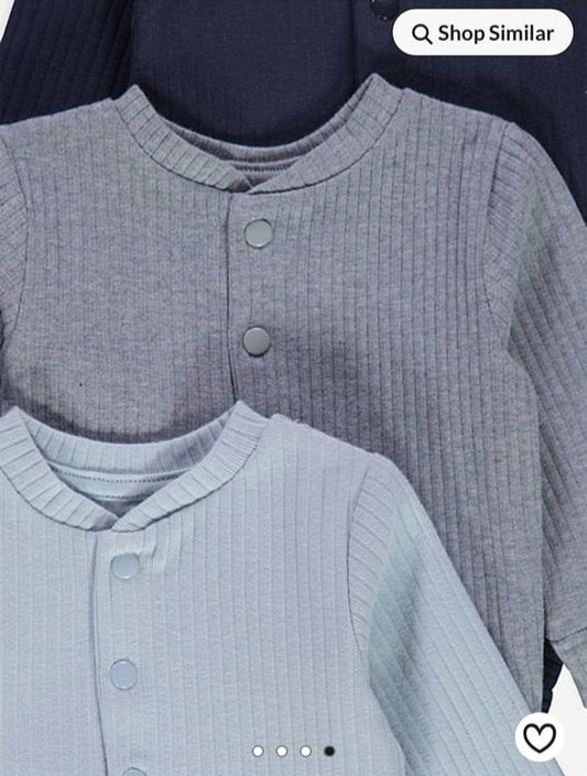 George Pack Of 3 Bodysuits