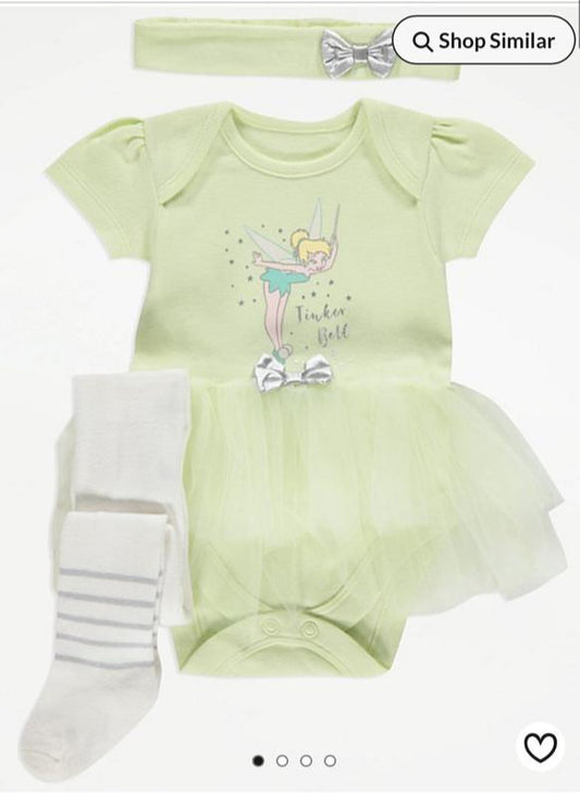 George "Tinker Bell" Dress with headband & leggings