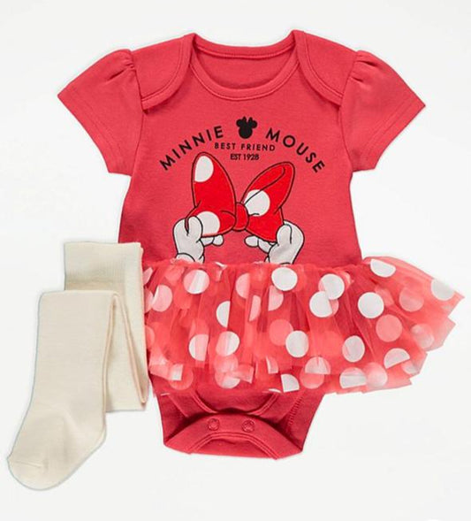 George "Mini Mouse" dress with leggings