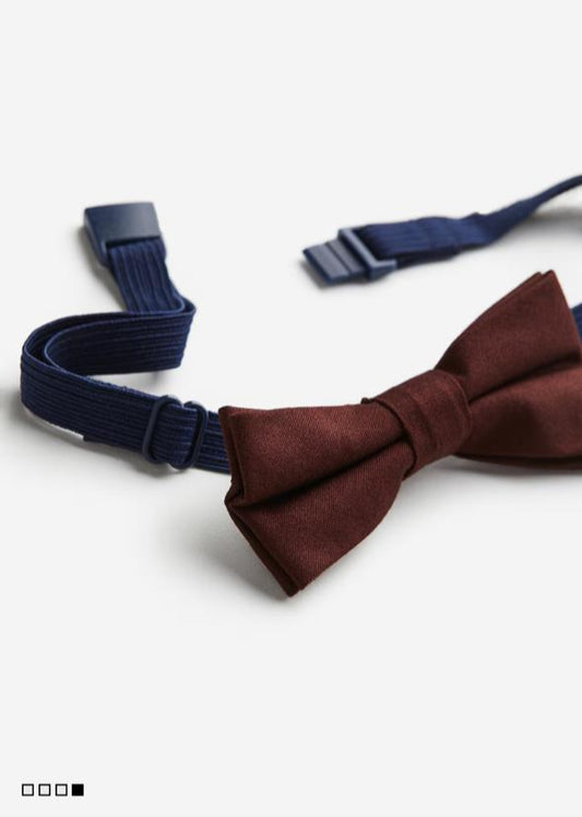 H&M Formal Bow Shirt ,Corduroy Pants with Suspenders