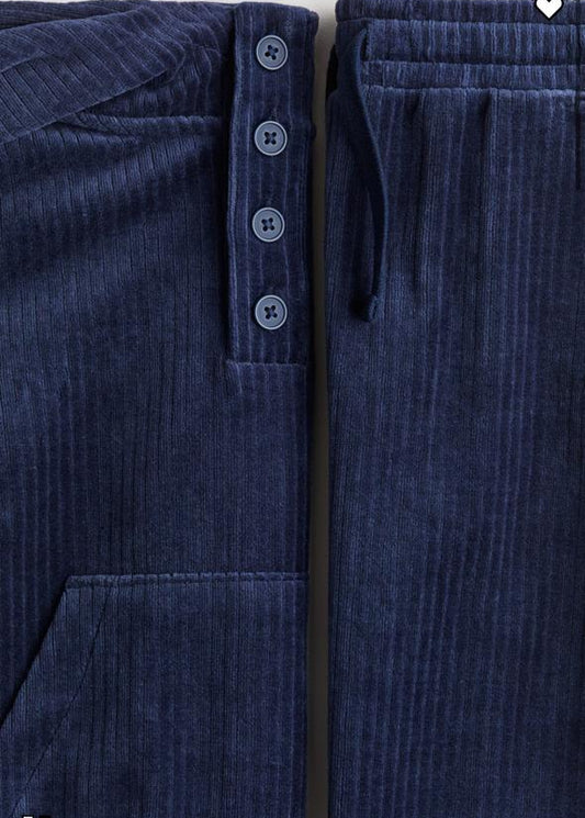 H&M Velour Hoodie & Trouser Set