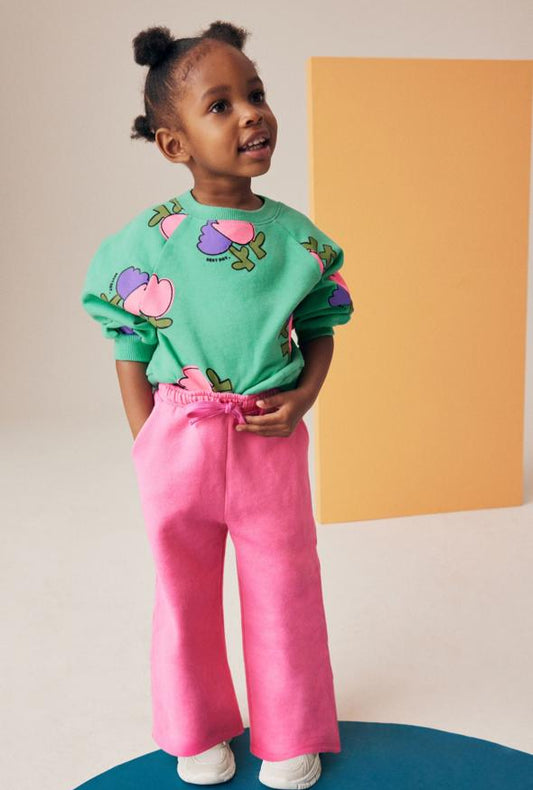 Next Printed Tulips Sweatshirt & Trouser Set