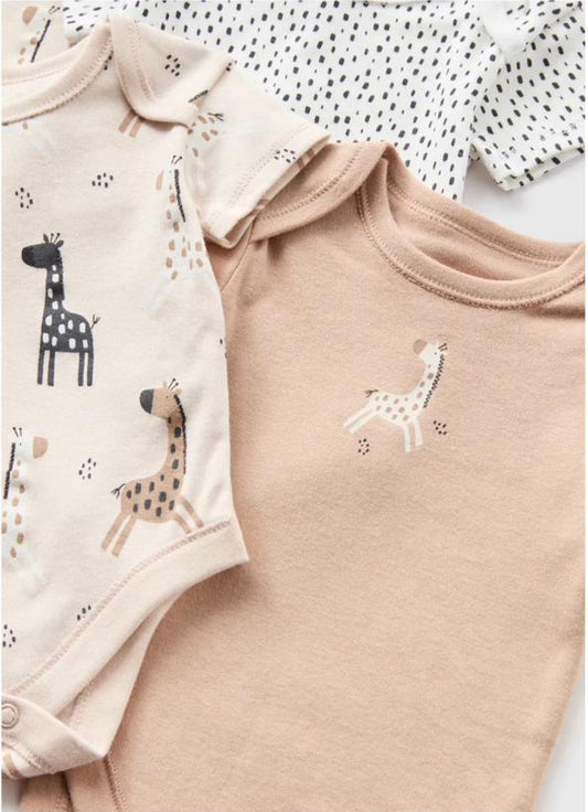 Matalan Pack of 5 Bodysuits