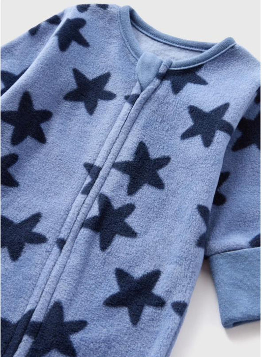 Matalan Fleece Star Sleepsuit