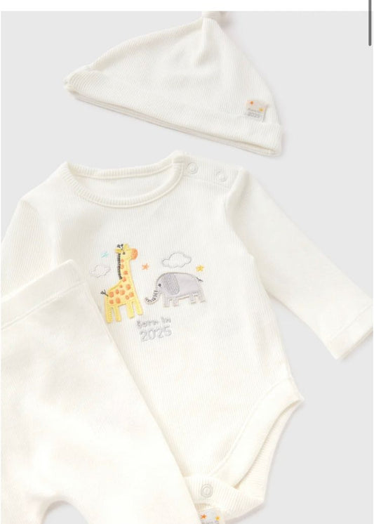 Matalan Embroidered “Born in 2025” Starter Set