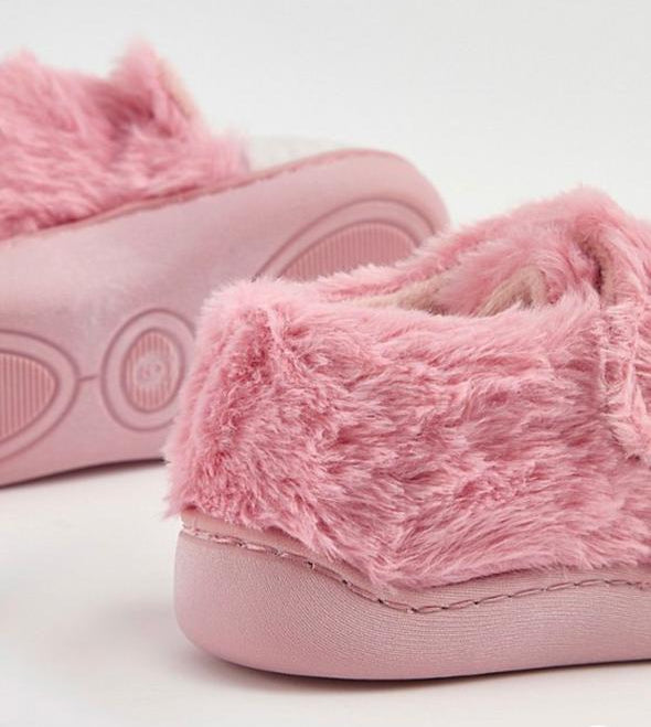 George Faux Fur Capsole Slipper