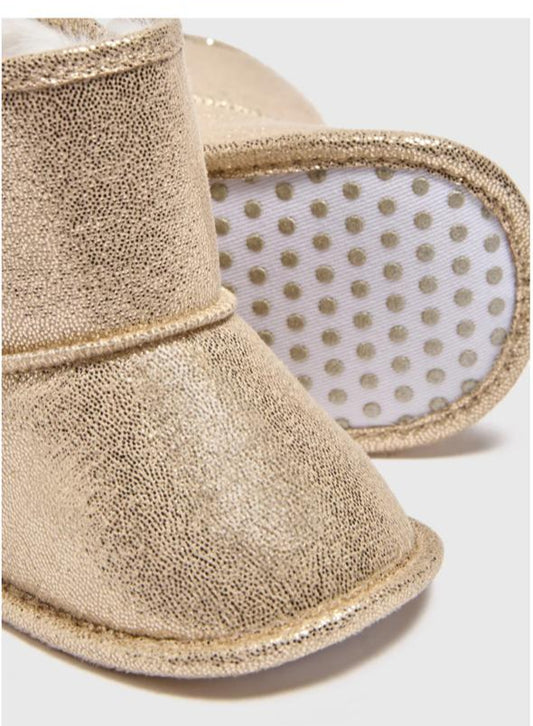 Matalan Gold Sung Soft Sole Boots