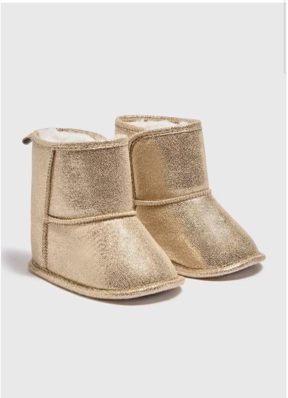 Matalan Gold Sung Soft Sole Boots