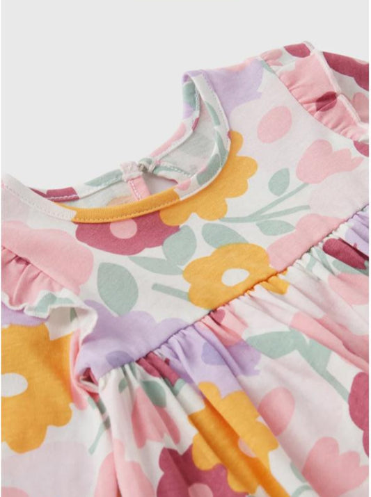 Matalan Baby Pink Floral Frock
