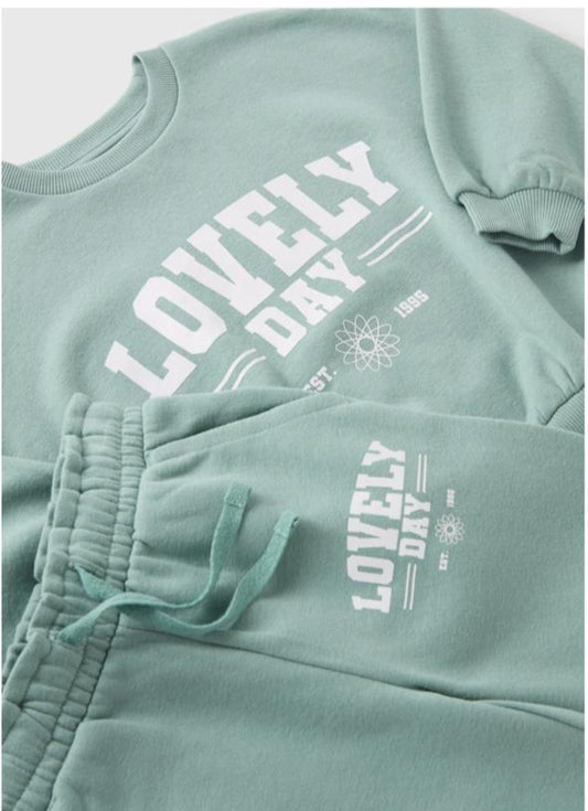 Matalan "Lovely Day" Sweatshirt & Trouser Set