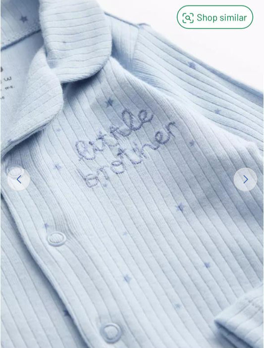 TU Clothing “Little Brother” Sleepsuit with Cap