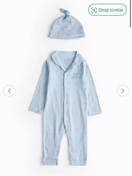 TU Clothing “Little Brother” Sleepsuit with Cap