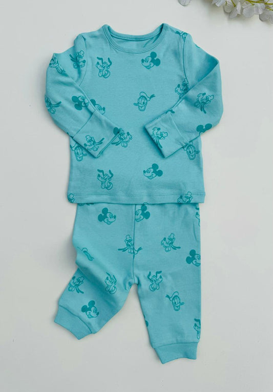 George Printed Mickey Shirt & Trouser Set