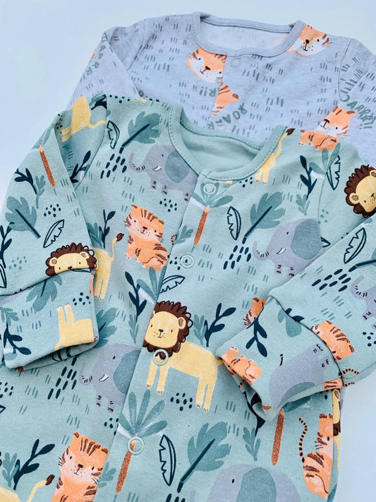 Matalan Pack of 2 Sleepsuits