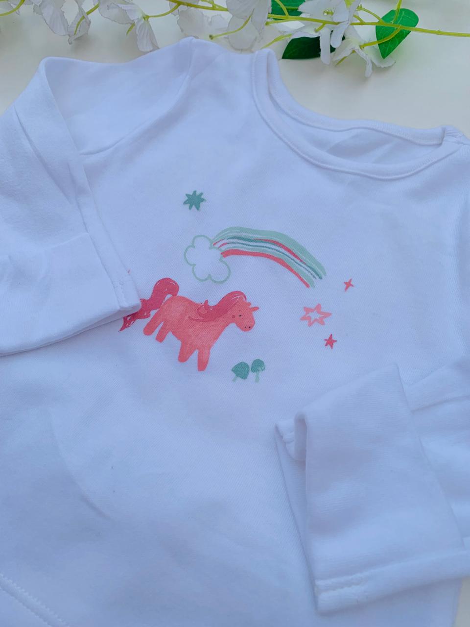 George Printed Unicorn Shirt & Trouser Set