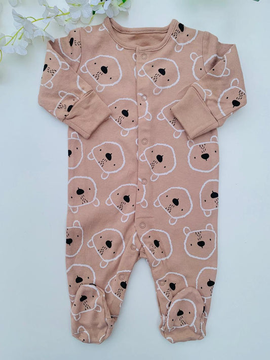 Matalan Bear Sleepsuit