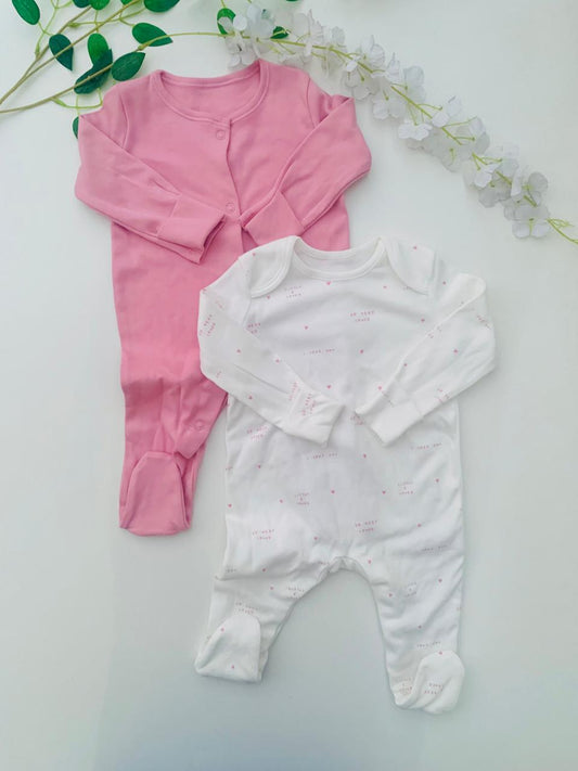 George Pack of 2 Sleepsuits