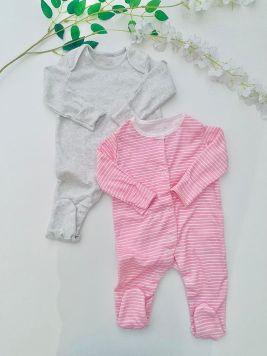 George Pack of 2 Sleepsuits