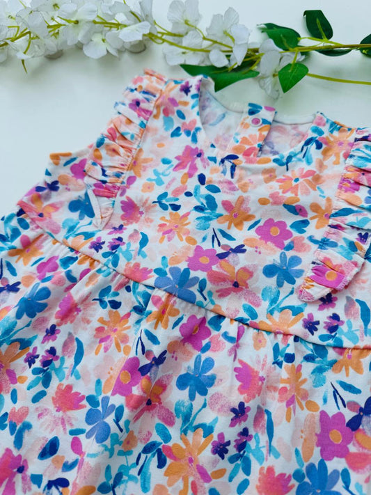 George Floral Romper