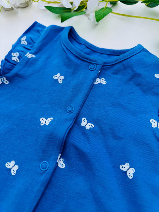 George Printed Butterflies Romper