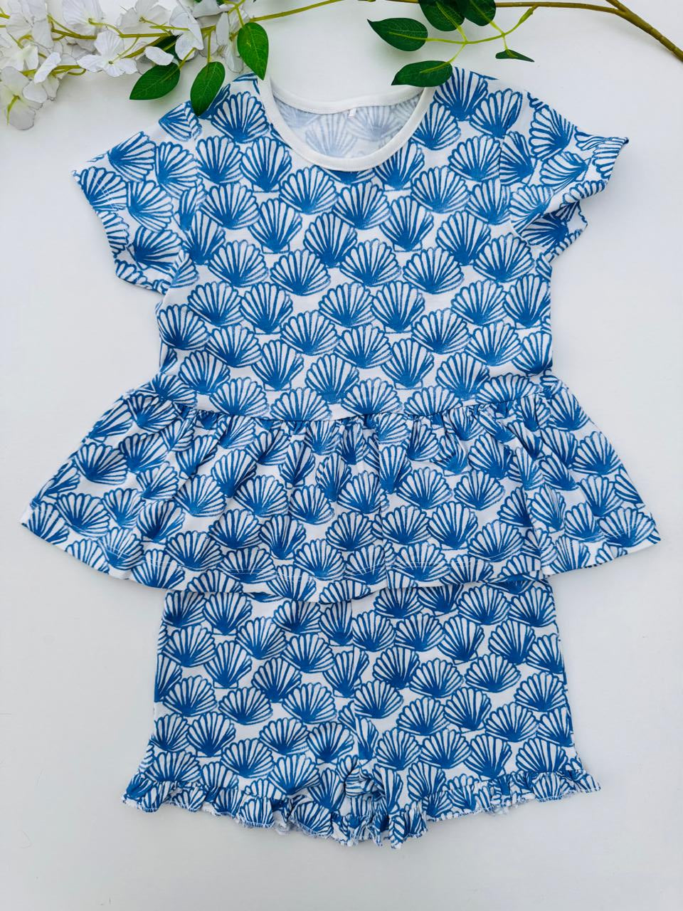 George Sea Shells Shirt & shorts Set