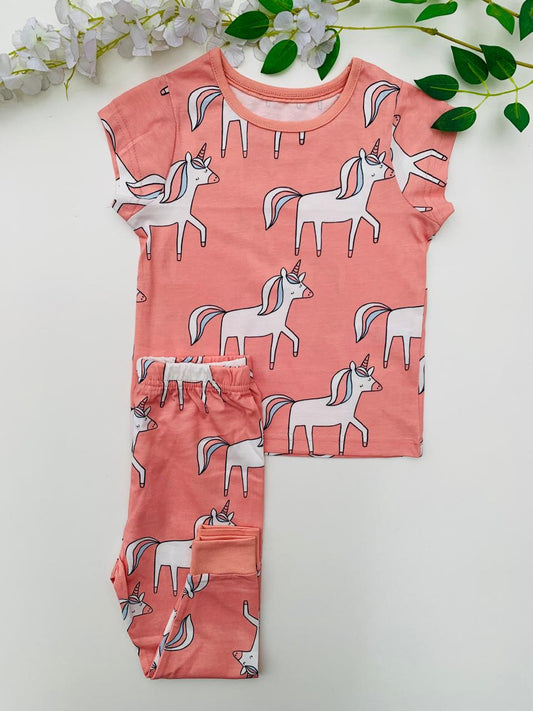 George Unicorns Print Shirt & Trouser Set