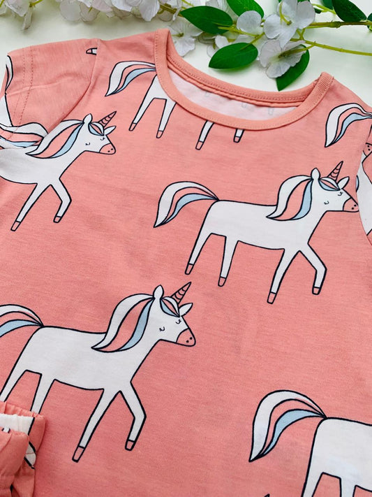 George Unicorns Print Shirt & Trouser Set