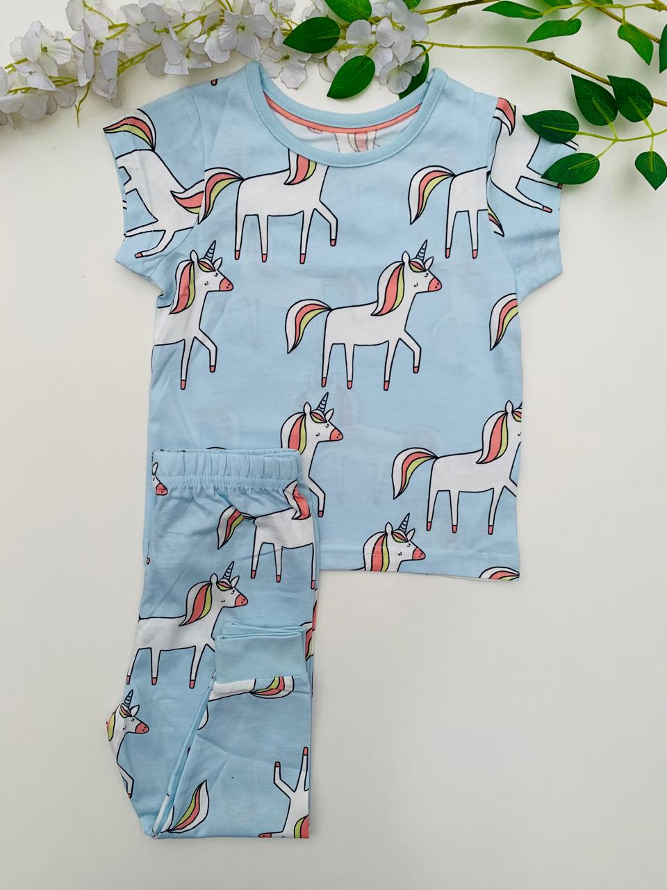 George Unicorn Print Shirt & Trouser Set