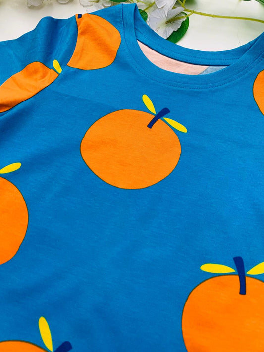 George Orange Shirt & Shorts Set