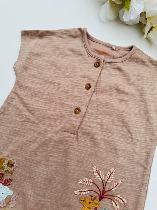 Next Embroided Safari Romper