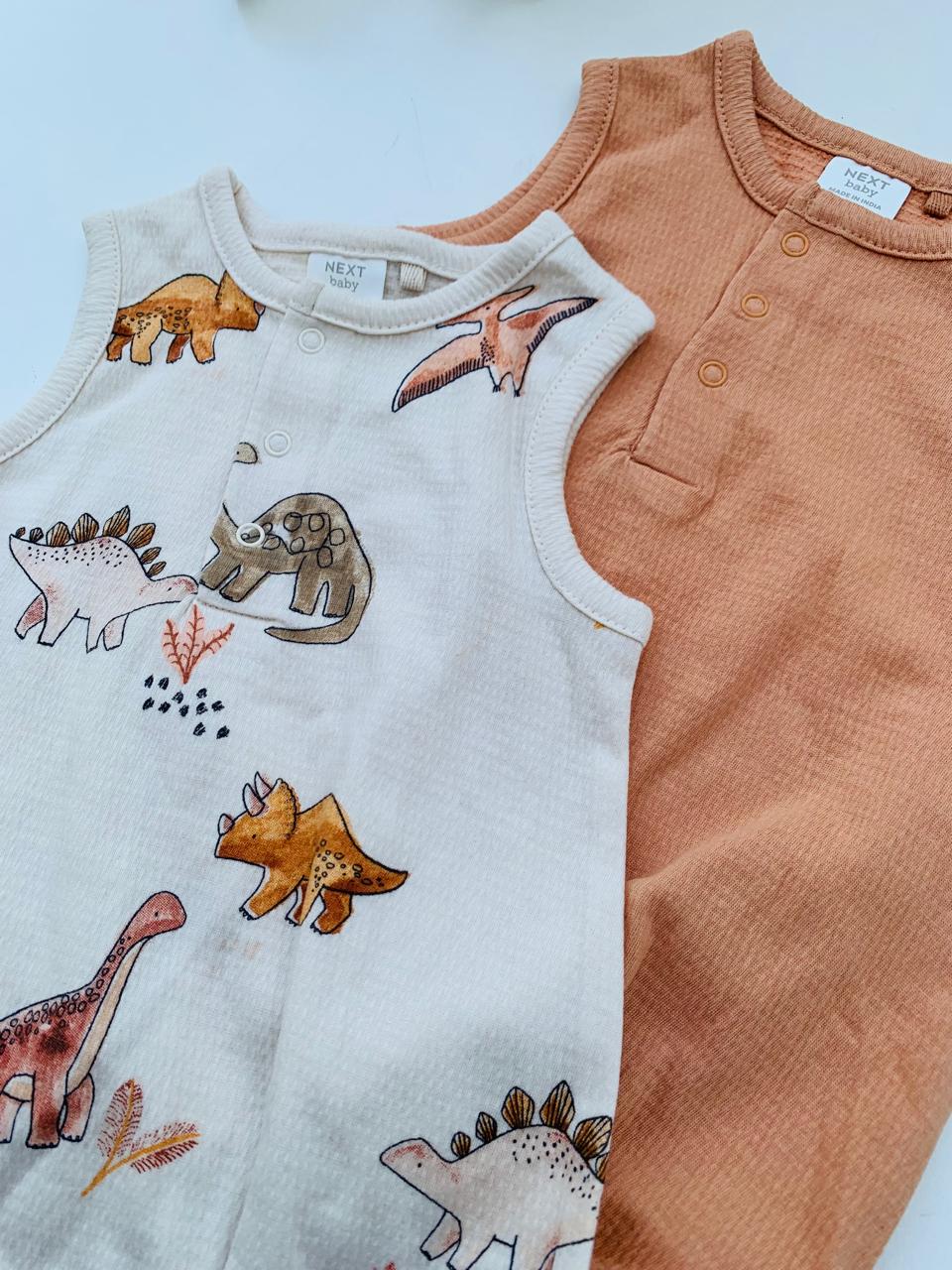 Next Pack of 2 Dino Rompers