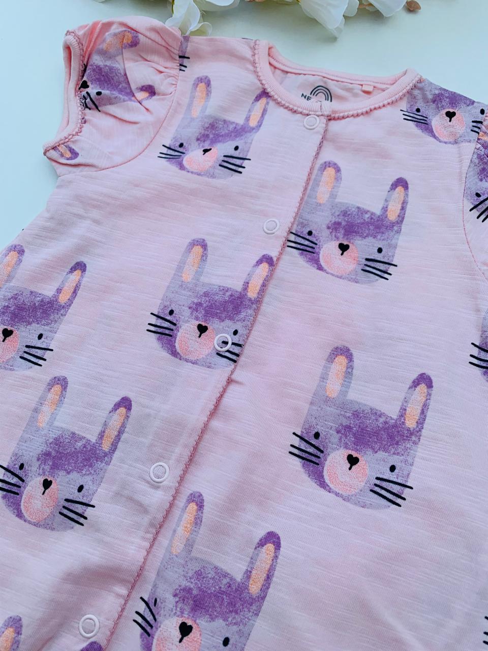 Next Printed Bunny Romper