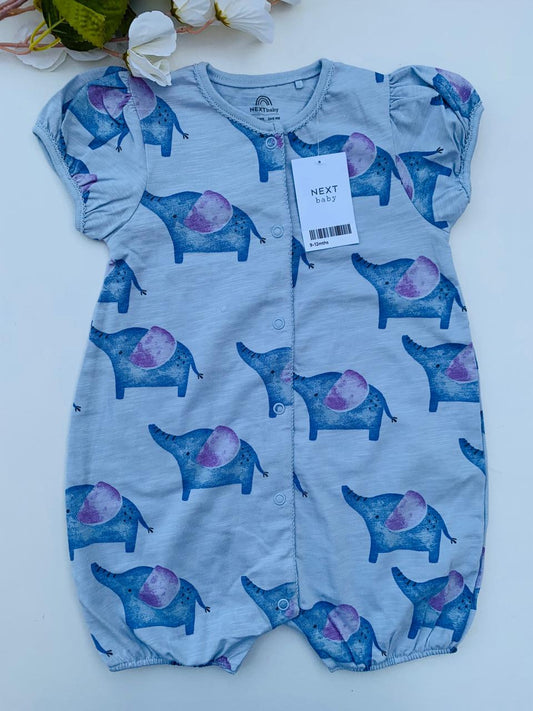 Next Printed Elephants Romper