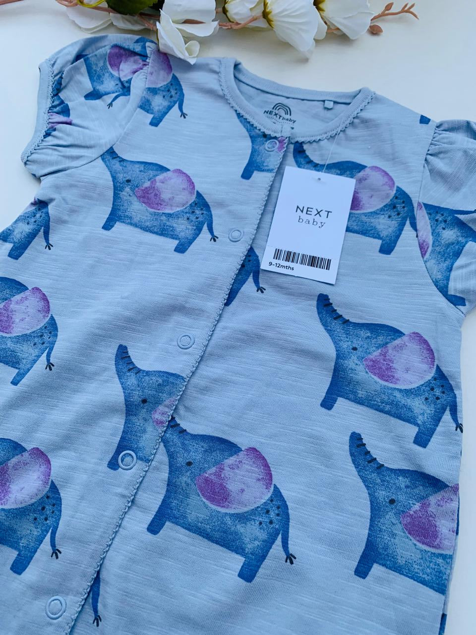 Next Printed Elephants Romper