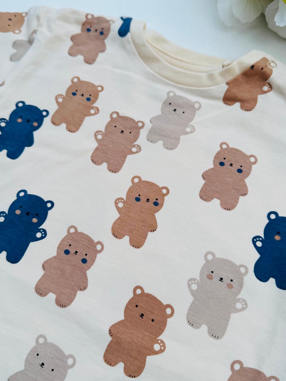 Next Printed Bear Romper
