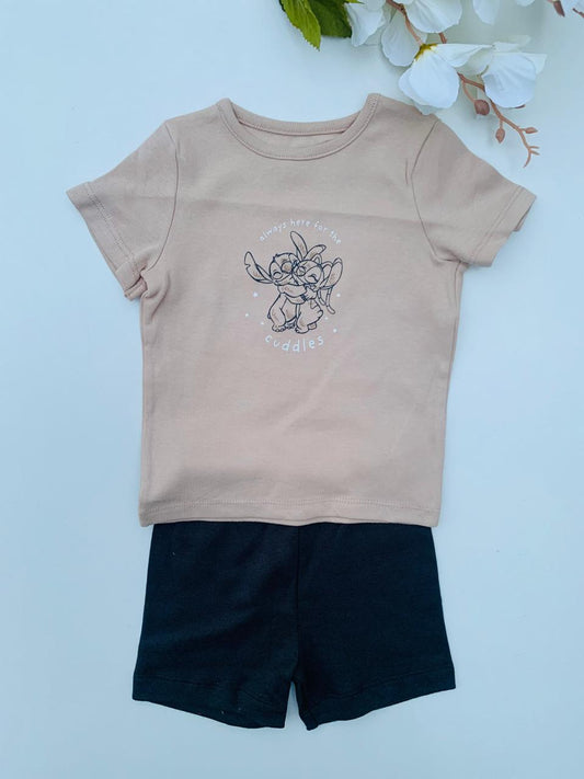 George “Always here for Cuddles”Shirt & Shorts Set